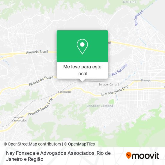 Ney Fonseca e Advogados Associados mapa