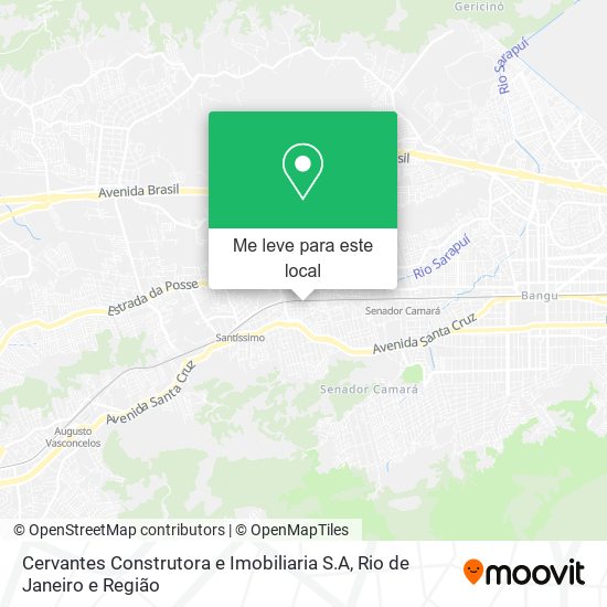 Cervantes Construtora e Imobiliaria S.A mapa