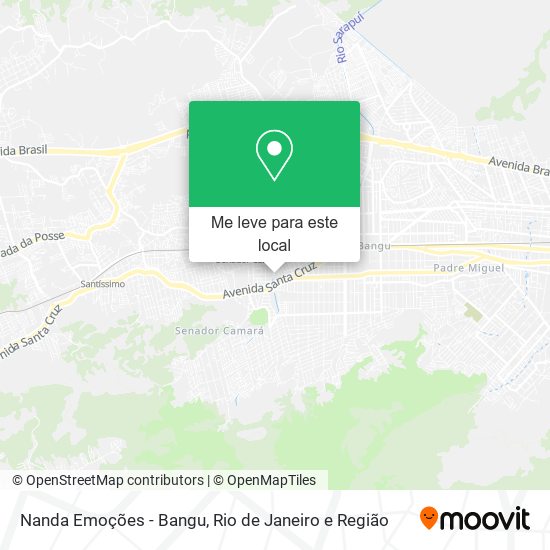 Nanda Emoções - Bangu mapa