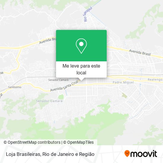 Loja Brasileiras mapa