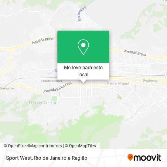 Sport West mapa