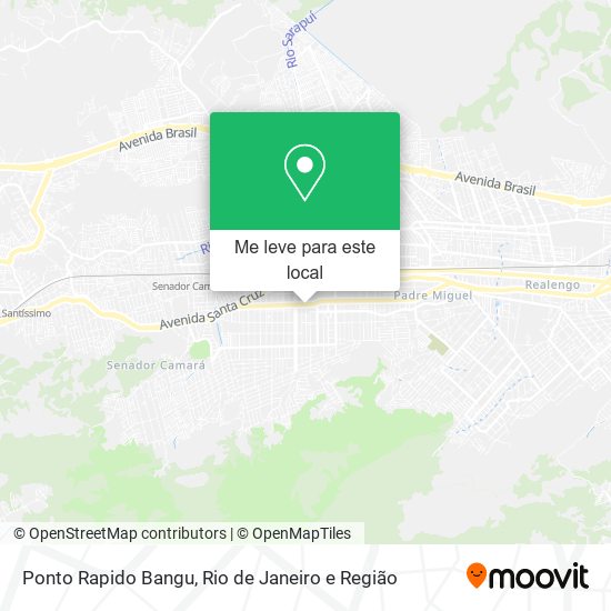 Ponto Rapido Bangu mapa