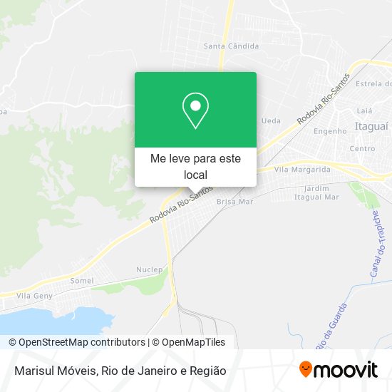 Marisul Móveis mapa