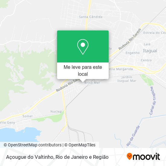 Açougue do Valtinho mapa