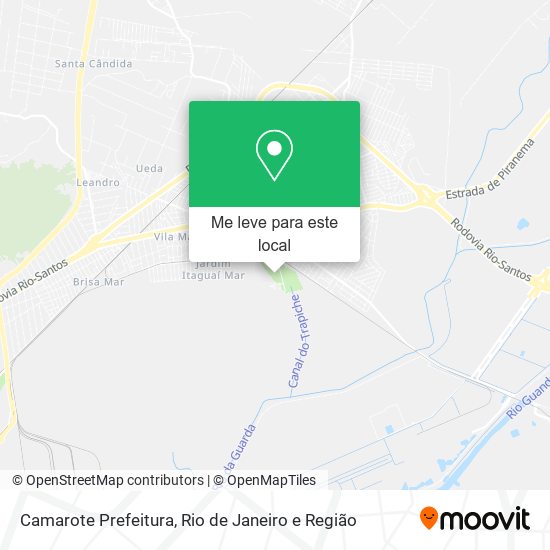 Camarote Prefeitura mapa