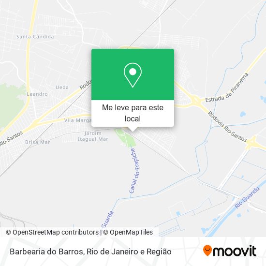 Barbearia do Barros mapa