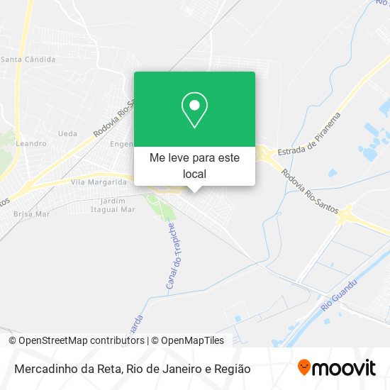 Mercadinho da Reta mapa