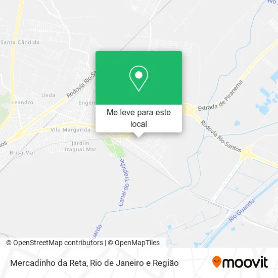Mercadinho da Reta mapa
