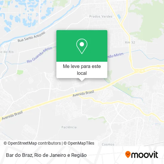 Bar do Braz mapa