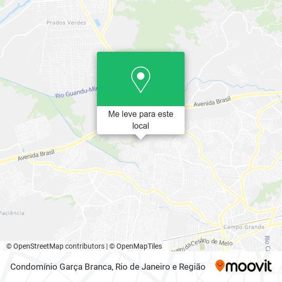 Condomínio Garça Branca mapa