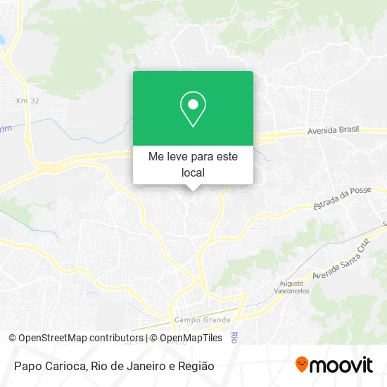 Papo Carioca mapa