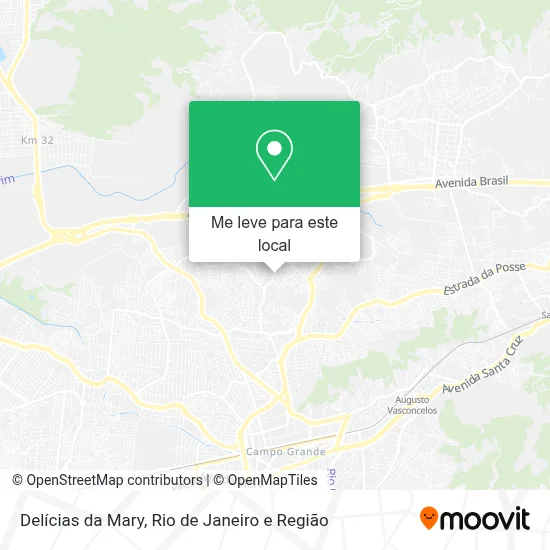 Delícias da Mary mapa