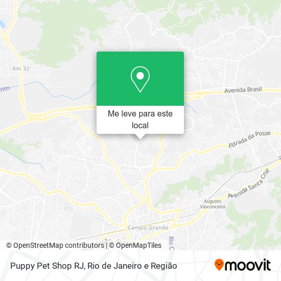 Puppy Pet Shop RJ mapa