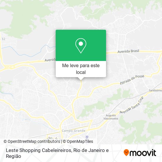 Leste Shopping Cabeleireiros mapa