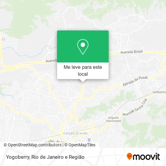 Yogoberry mapa