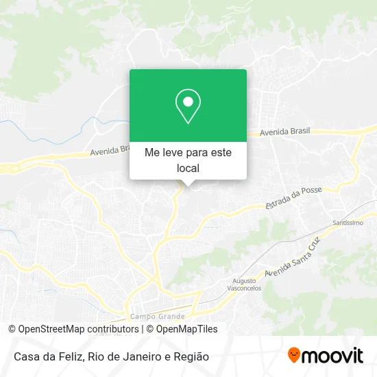 Casa da Feliz mapa