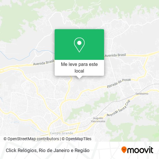 Click Relógios mapa