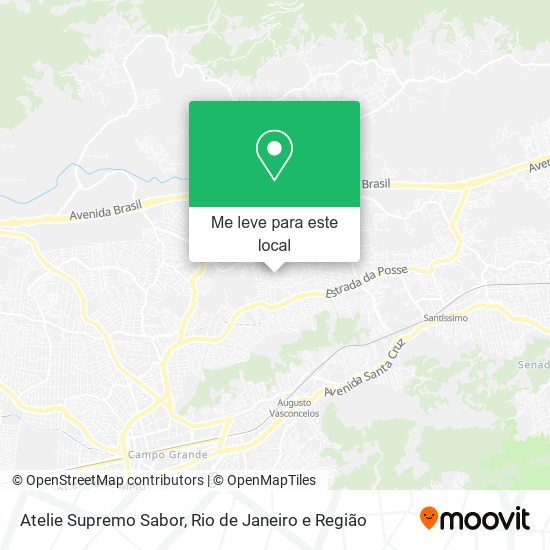 Atelie Supremo Sabor mapa