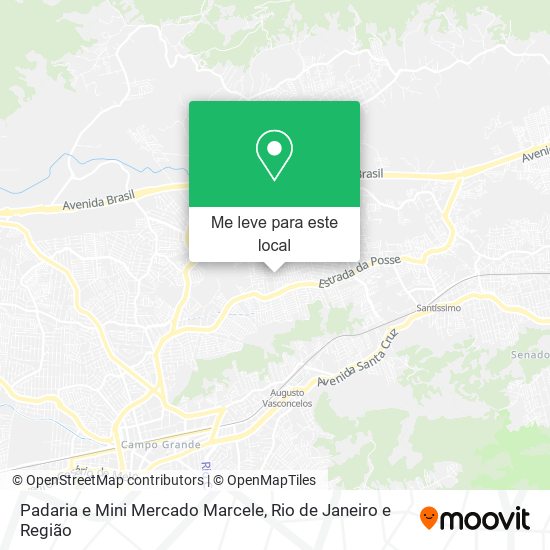 Padaria e Mini Mercado Marcele mapa