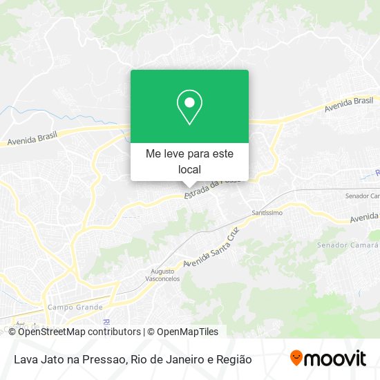 Lava Jato na Pressao mapa