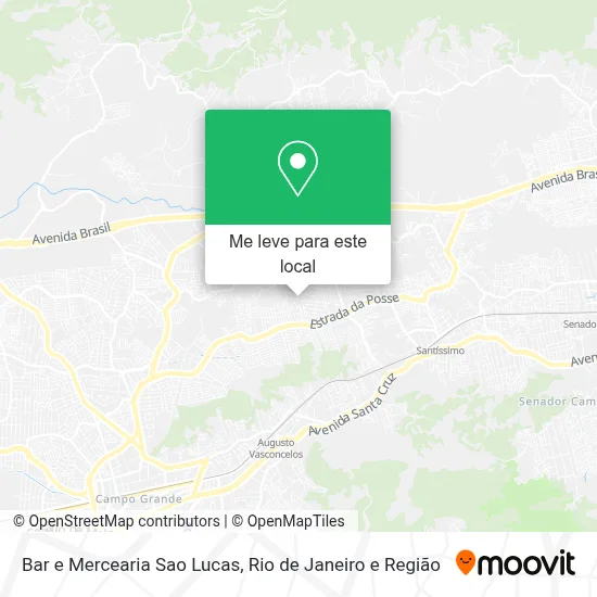 Bar e Mercearia Sao Lucas mapa