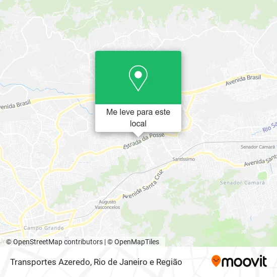 Transportes Azeredo mapa