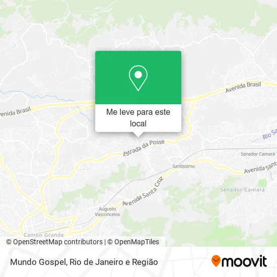 Mundo Gospel mapa
