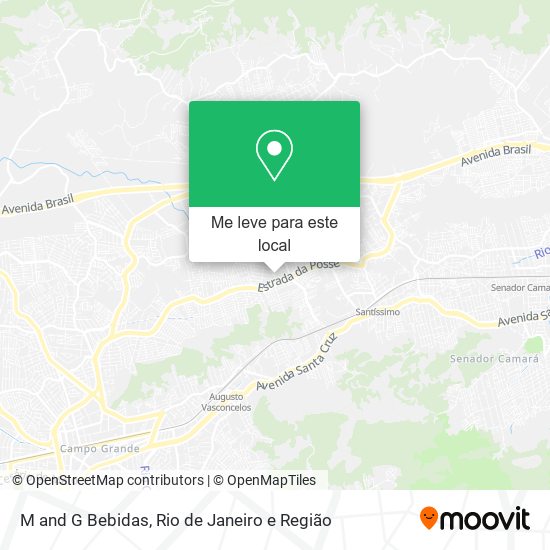 M and G Bebidas mapa
