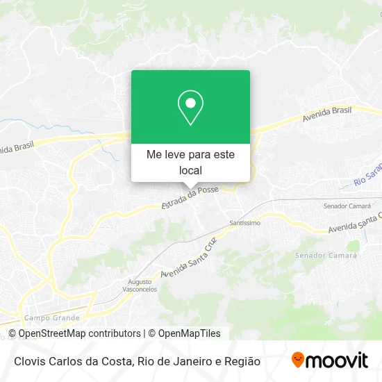 Clovis Carlos da Costa mapa