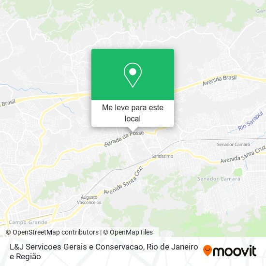 L&J Servicoes Gerais e Conservacao mapa