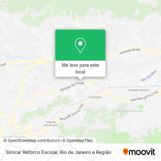 Simcar Reforco Escolar mapa