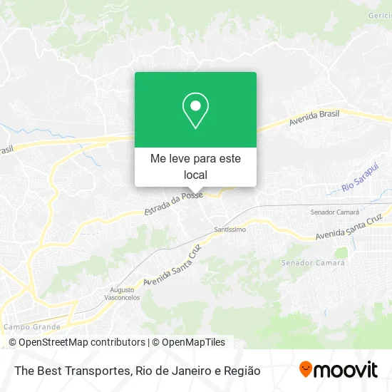 The Best Transportes mapa