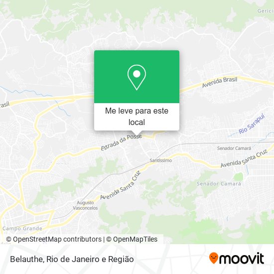 Belauthe mapa