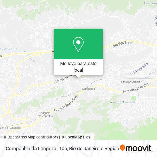 Companhia da Limpeza Ltda mapa