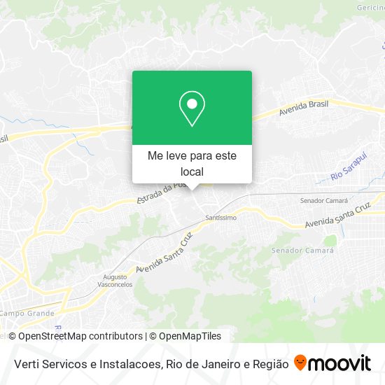 Verti Servicos e Instalacoes mapa