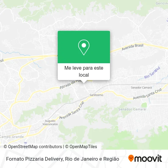 Fornato Pizzaria Delivery mapa