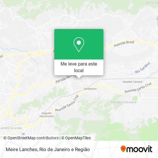 Meire Lanches mapa