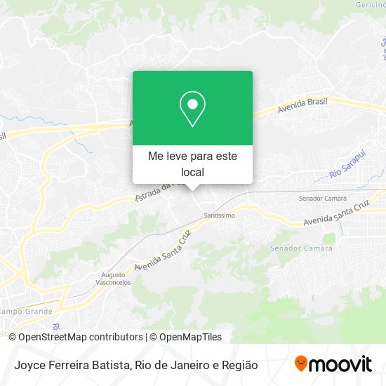 Joyce Ferreira Batista mapa