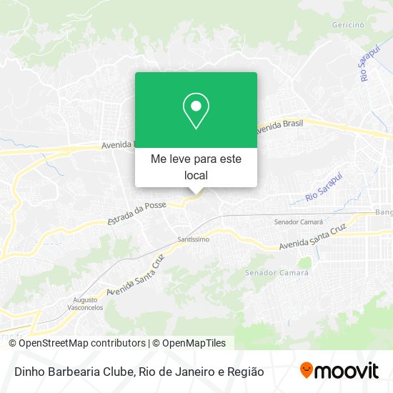 Dinho Barbearia Clube mapa