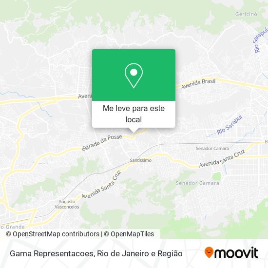 Gama Representacoes mapa