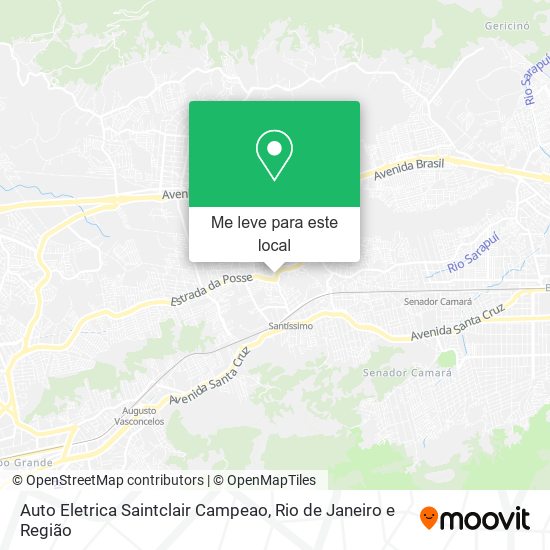 Auto Eletrica Saintclair Campeao mapa