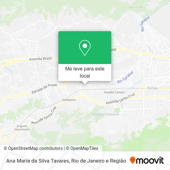 Ana Maria da Silva Tavares mapa