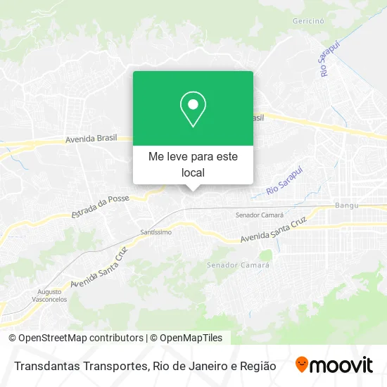 Transdantas Transportes mapa