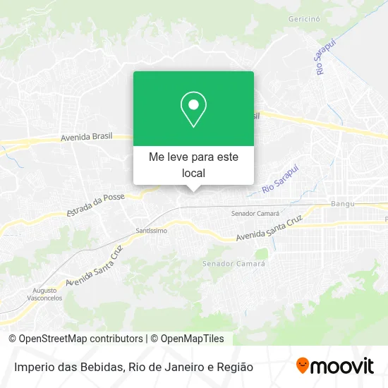 Imperio das Bebidas mapa