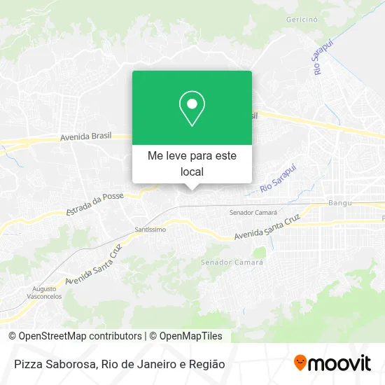 Pizza Saborosa mapa