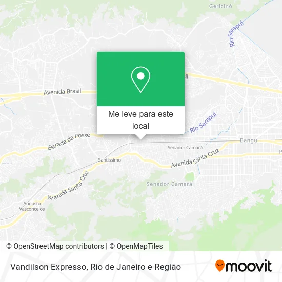 Vandilson Expresso mapa