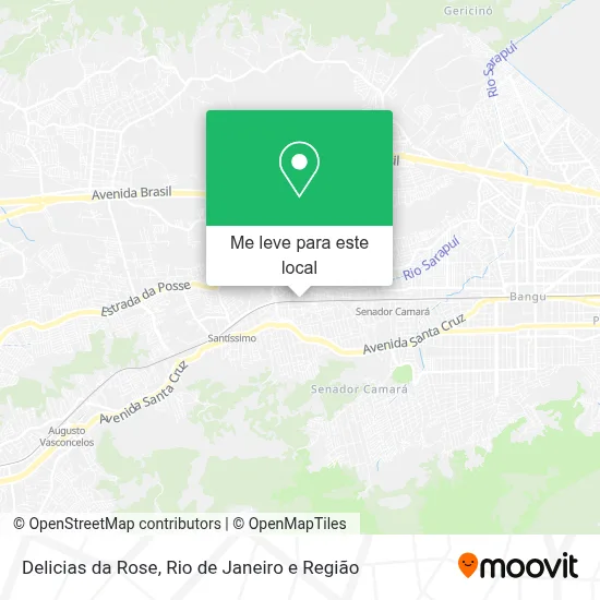 Delicias da Rose mapa