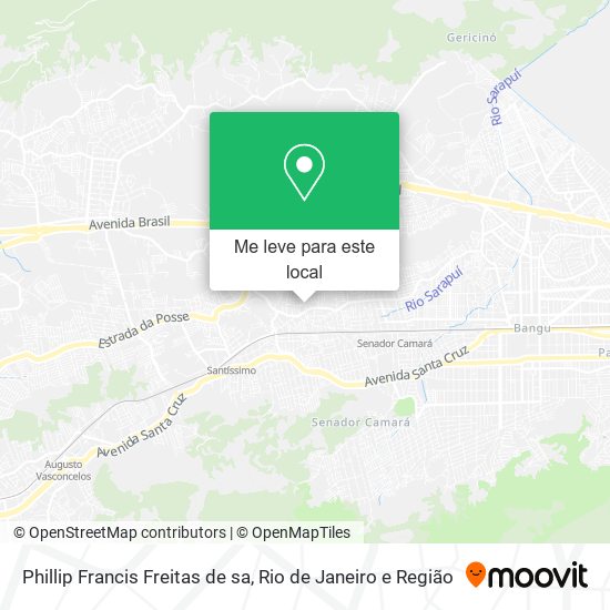 Phillip Francis Freitas de sa mapa