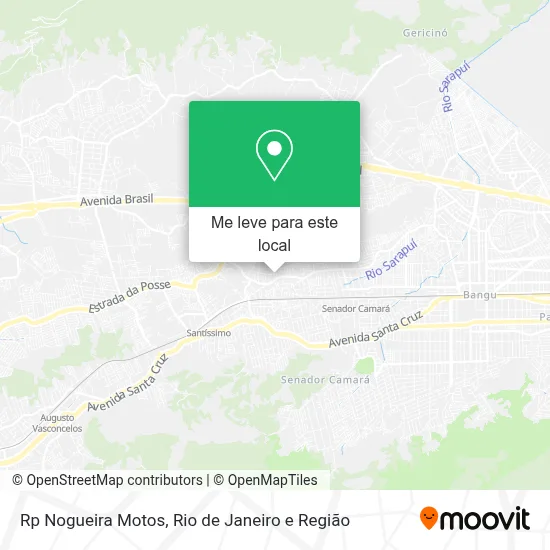 Rp Nogueira Motos mapa