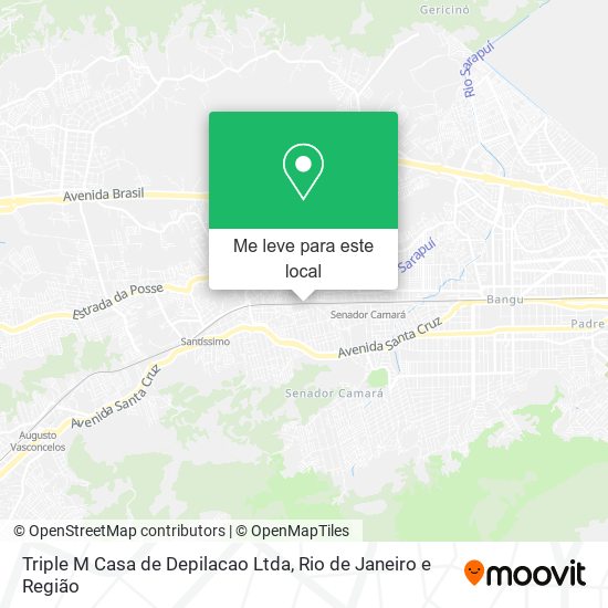 Triple M Casa de Depilacao Ltda mapa